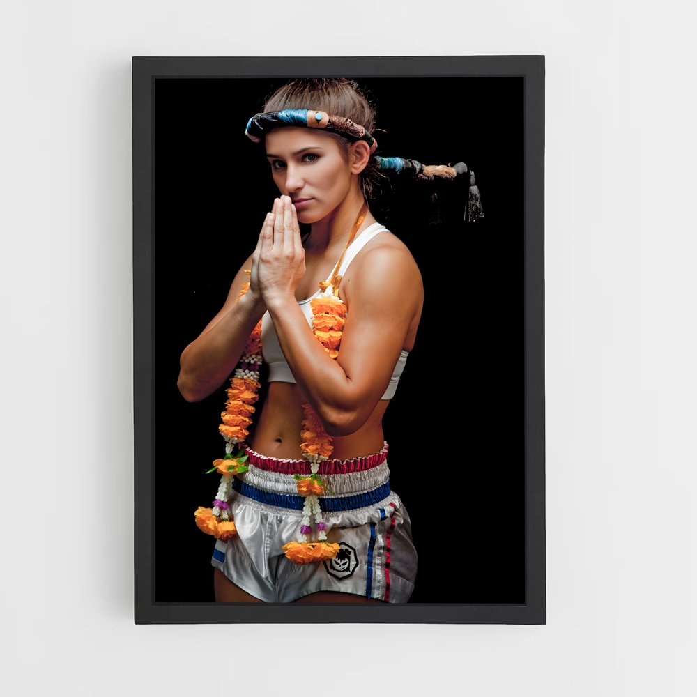 Poster Tiffany de van – affiche Muay Thai (vue 2)
